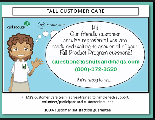 2020 Customer Care Contact Information